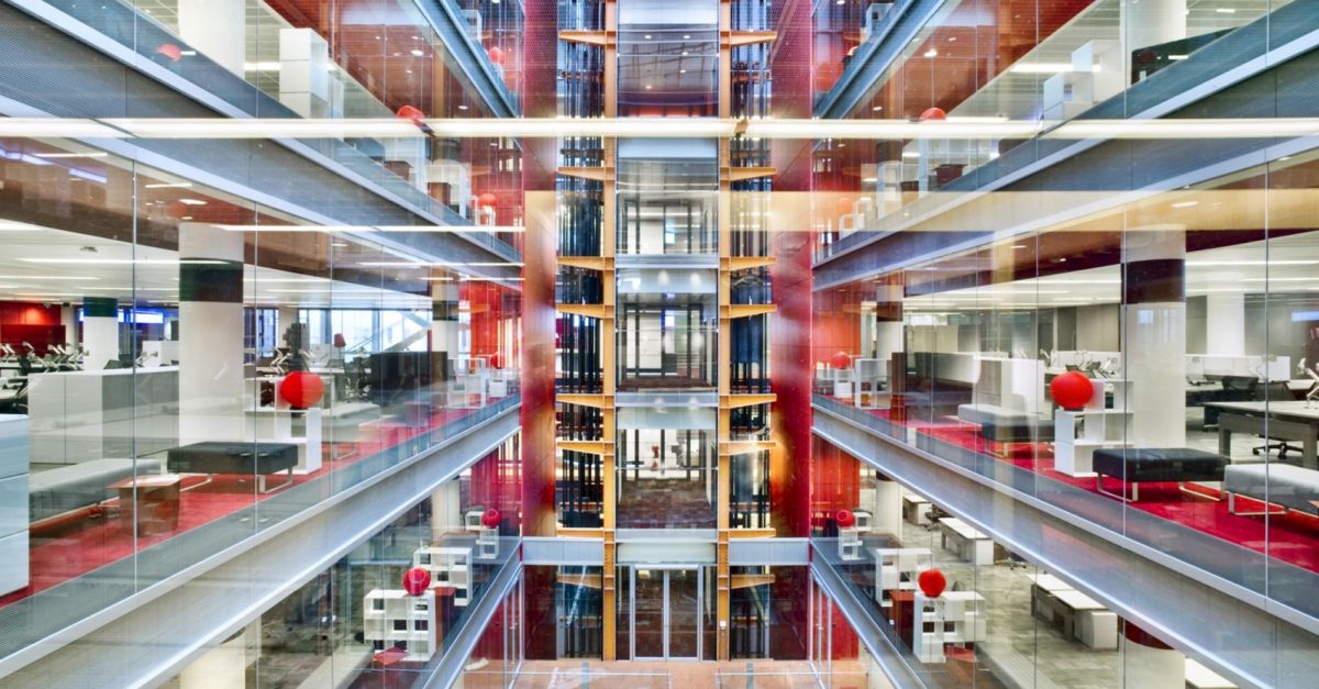 Inside the BBC Broadcasting House Office Fit Out | Overbury